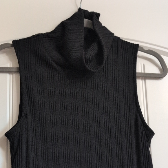 Nine West Black Sleeveless Midi Dress - Picture 3 of 6